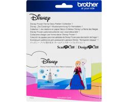 Brother ScanNCut Disney Frozen Home Deco Design Collection CADSNP04